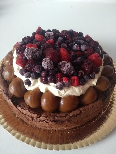 Dulce Painé Brownie Con Frutos Rojos 1