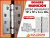 Bisagra Munición 101 X 101 X 3mm Acero Inoxidable Radem 1