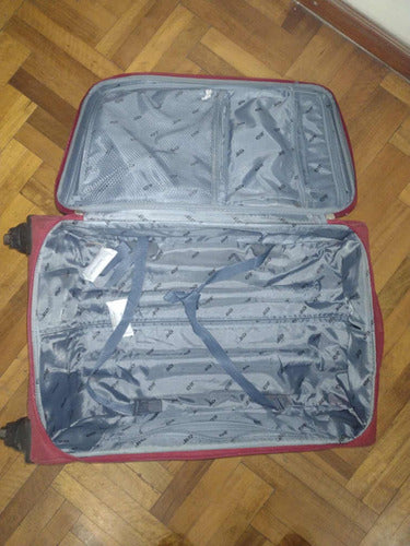 Medium Red Elf Suitcase 7