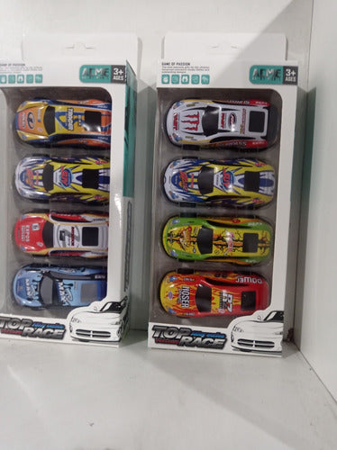 Top Set of 4 Collectible Racing Cars 0