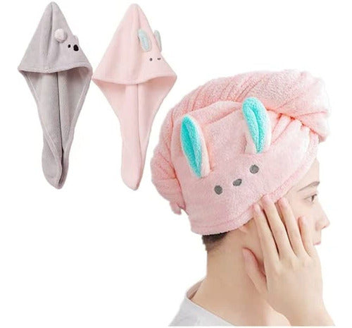 YANBOYI Microfiber Hair Towels, Super Absorbent Hair Drying Turban 0