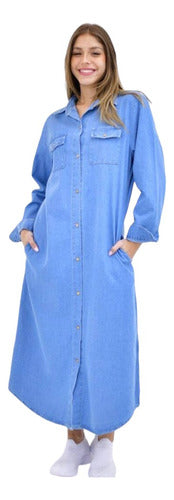 s Maxi Denim Shirt/Dress 5