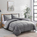 Cacharel Flannel Comforter with Sherpa Queen 2 1/2p 1