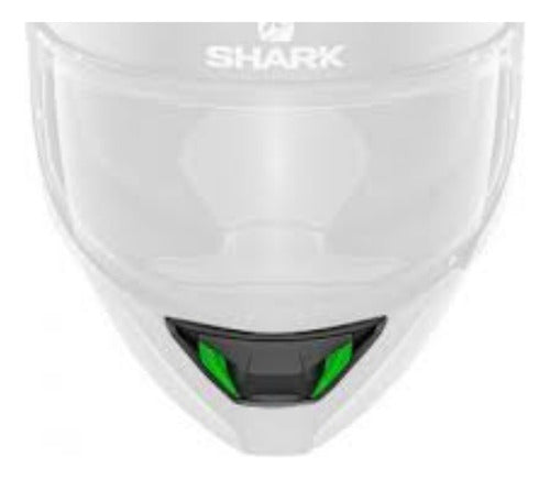 Shark Tapa Ventilacion Frontal Led Green Casco Skwal Ve5451 2