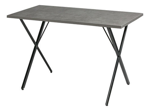 Unsi Furniture Minimalista Tb12-ng15 Color Gris Negro 0