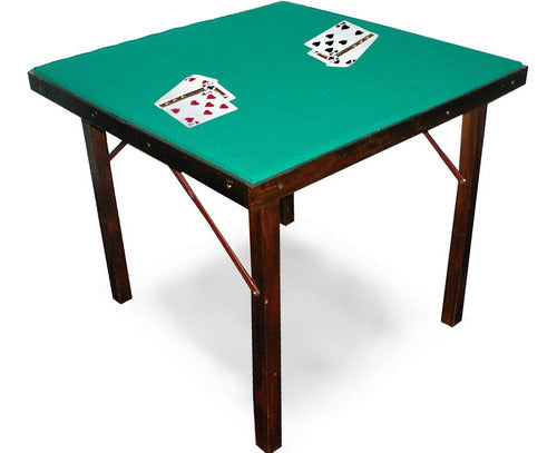 Mesa De Juego  (cartas-bridge)  Cuadrada Patas Madera 0