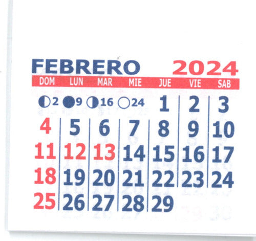 1000 Mini Calendar Almanac 5cm x 5cm - Free Shipping 2