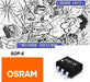OSRAM SFH3201 Photo Sensor 850nm Top View SO6 0