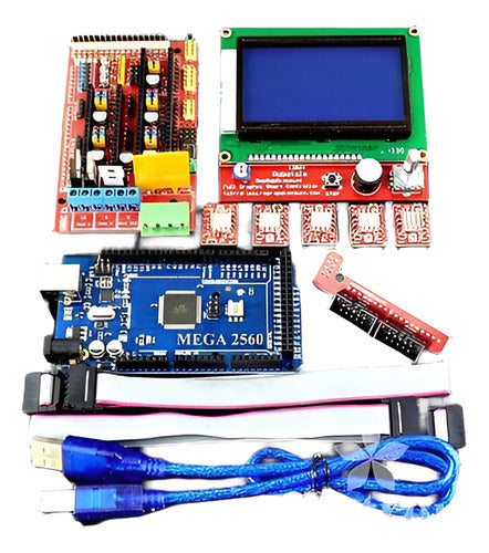 Rampas Lcd 12864 + Kit 1.4 Pantalla, Mega 2560 R3 + 5pcs A49 0