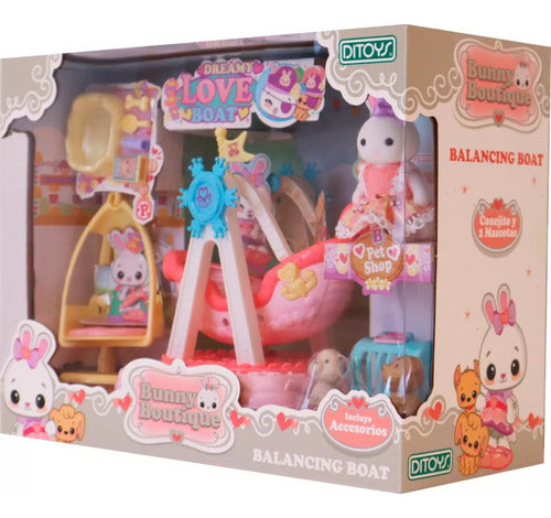 Ditoys Bunny Boutique Balancing Boat 1