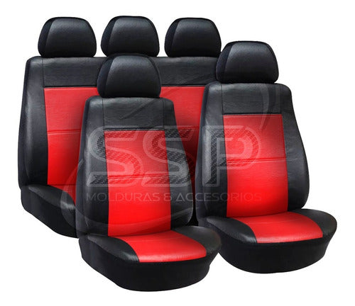 Car Seat Covers for Fiat Cronos Eco Leather Various Colors 9
