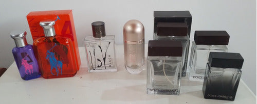 Coleccion 14 Frascos Vacios Perfumes Importados 0