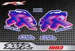 Honda XR 100 Original Decals 1993 to 1998 FX Calcos 0