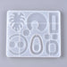 Creativa Silicone Resin Molds for Charms, Earrings, Keychains, etc. 0