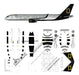 Boeing 757-200 National Geographic Papercraft Escala 1.120 0