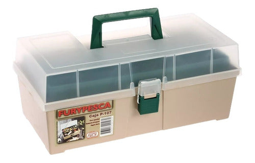 Fury Fishing Box P107 with Expandable Tray + Compartments 0