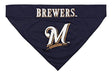 Pets First MLB Milwaukee Brewers Reversible Pet Bandana Large/X-Large 1