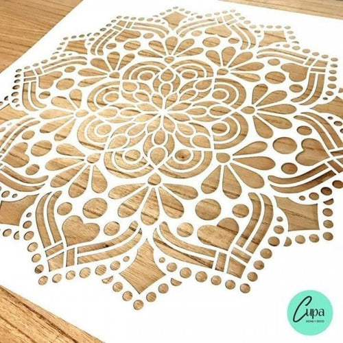 Cupa Home Deco Stencil Mandala Bombay 50x50 1