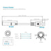 Moborest 6,35 Mm (1/4) Trs A Adaptador De Cable Din Midi De 2