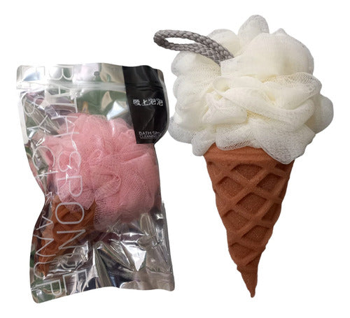 Ice Cream Shaped Bath Sponge 1