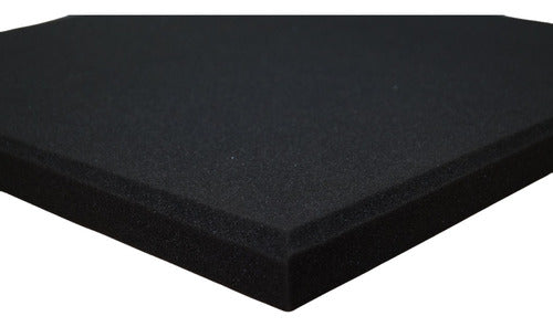 Pack of 10 Acoustic Panels Smooth 50x50cm 25mm 0