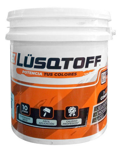 Lusqtoff Plastic Filler 10 Liters White Exterior Interior Wall 0