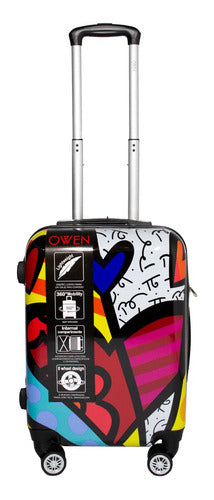 OWEN Travel Carry On Suitcase Flamingos Print OW40006 20" 0