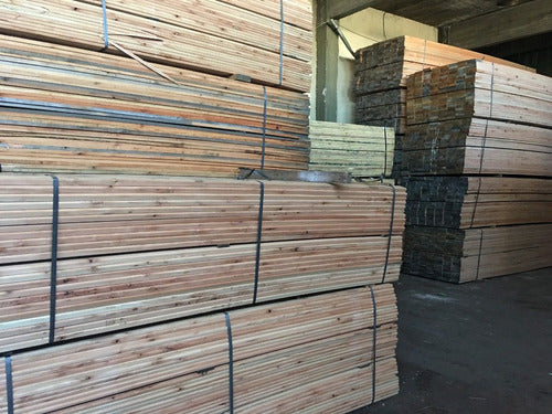 Indgama Saligna Wood Board, Dried, 1st Quality, Planed 1 X 5 X Ml 2