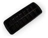 Modern Black Plastic Ice Cube Tray with 14 Slots - Pack of 3 0