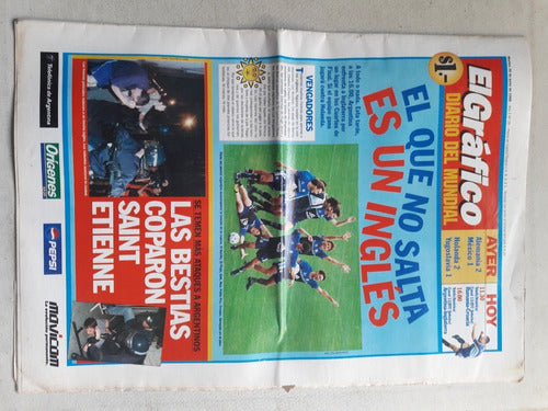 Revista El Gráfico Diario Del Mundial Nº 29 Junio 1998 - Arg 6