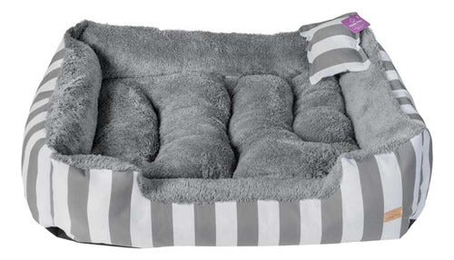 Happy Pets Cama Moises Corderito Extra Suave - Para Perros Medianos 0