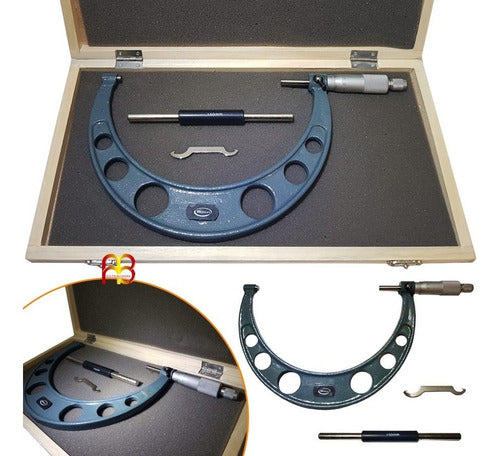 Wembley Micrometer Mechanical Exterior 150-175 mm 0.01 Professional Case 0