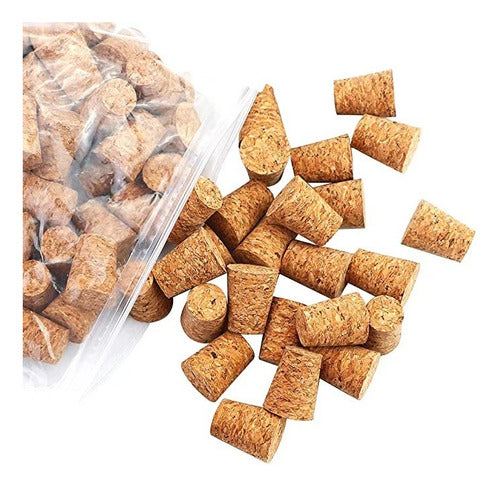 Cork Stoppers for Bottles 3/4 Cone Shape x 100 Units 2