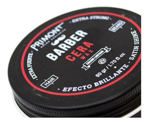 Primont Barber Wax Extra Strong Shine Hair Styling Wax 50g 4