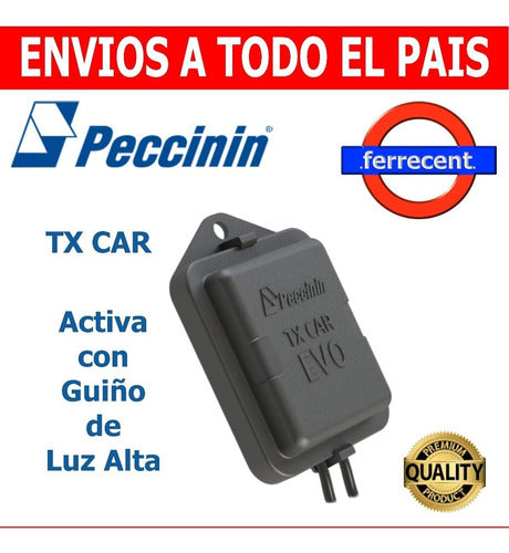 Control Remoto Tx Car Peccinin Activa Luz Alta Auto 1