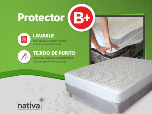 Nativa Cubre Colchón Nativa B+ Línea Premium - 160x200 - Queen 5