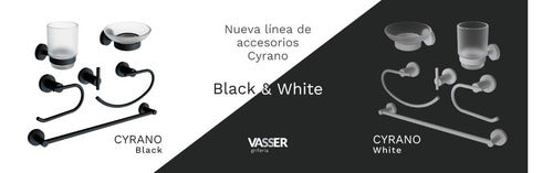 Vasser Cyrano White Wall-Mounted Toilet Paper Holder 4