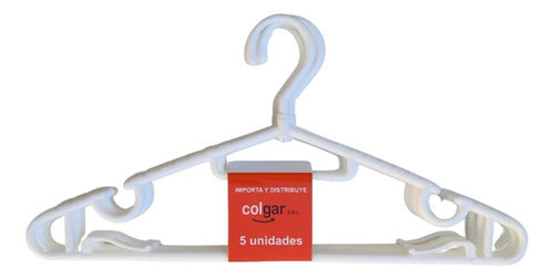 COLGAR SRL Plastic Hangers - 30 Units 0