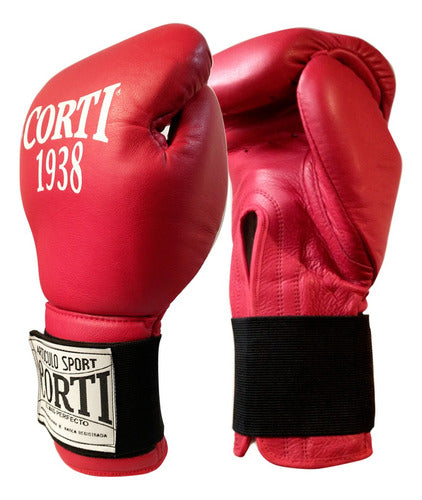 Corti Boxing Gloves 16 Oz Leather Kickboxing Professionals 102