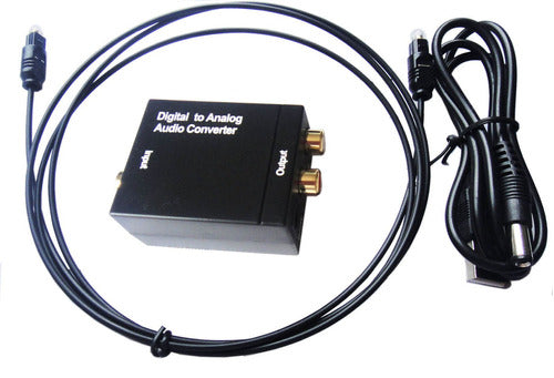 Dac Toslink Óptico Digital Coaxial Adaptador Conversor De Au 0