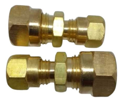 União Emenda Porca Anilha Inserto Redução De Tubos 6x4mm C/2 0