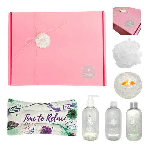 Zen Box Jasmine Aromatherapy Business Gift Set N16 - Kit Caja Regalo Empresarial Zen Box Jazmín Set Aroma N16