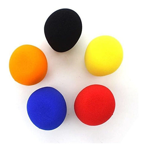 Set De 5 - Zicome Pelota De Espuma Tipo Micrófono Parabrisas 1