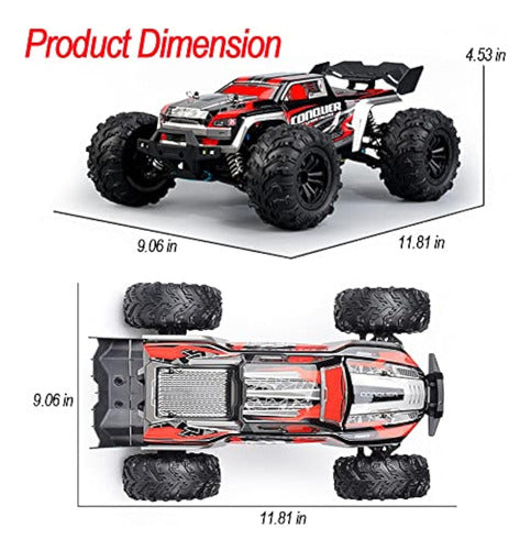 Yidedraw Coches Rc Grandes A Escala 1:16 31.1 Mi/h 1