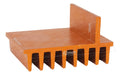 Aluminum ZD12 Heat Sink 50mm RT. 3.35º C/W (62x33x50mm) 0