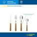 Set 24 Tramontina Dynamic Cutlery with Wooden Handle 4