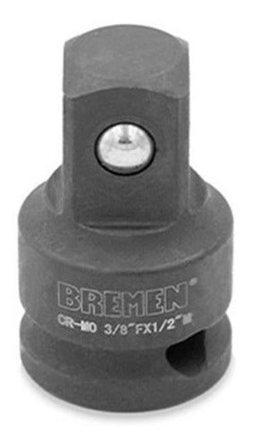 Bremen Adapter Impact Socket 3/8'' Female x 1/2'' Male 5830 0