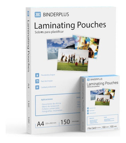 Binderplus A3 Hot Laminating Pouch X 100 Sheets 150 Microns 0