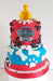 Decorated Paw Patrol Two-Tier Cake for 25 Guests 2