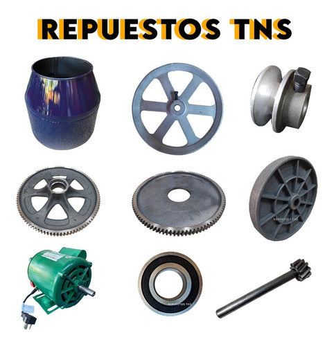 Repuestos TNS Repuesto Corona Plana Hormigonera 325mm Diente Recto 2